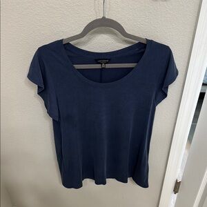 Lucky Brand Navy Blue Top